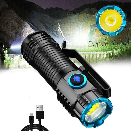 Rechargeable LED Torch with Magnetic Base