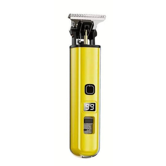 Rechargeable Hair Trimmer with Detachable Blade and LED Indicator