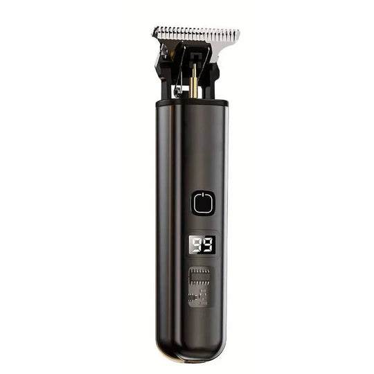 Rechargeable Hair Trimmer with Detachable Blade and LED Indicator
