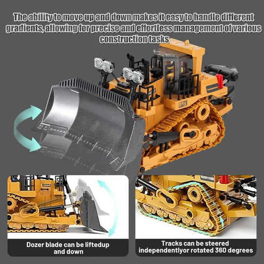 Remote Control Construction Vehicle with Interchangeable Tools