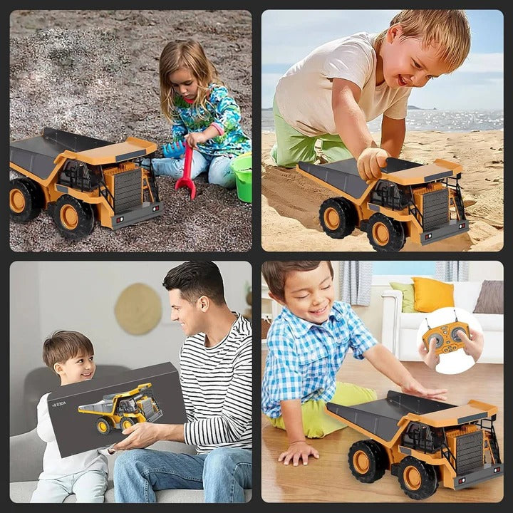 Remote Control Construction Vehicle with Interchangeable Tools