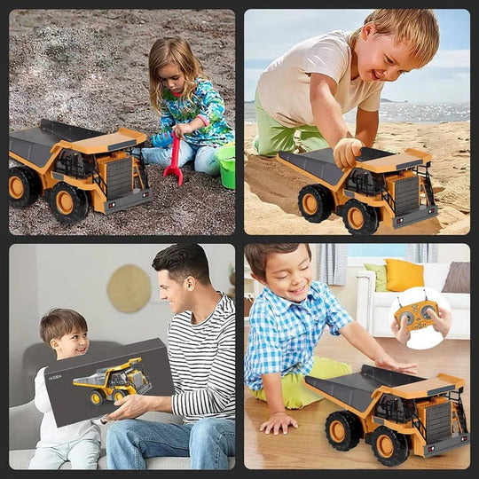 Remote Control Construction Vehicle with Interchangeable Tools