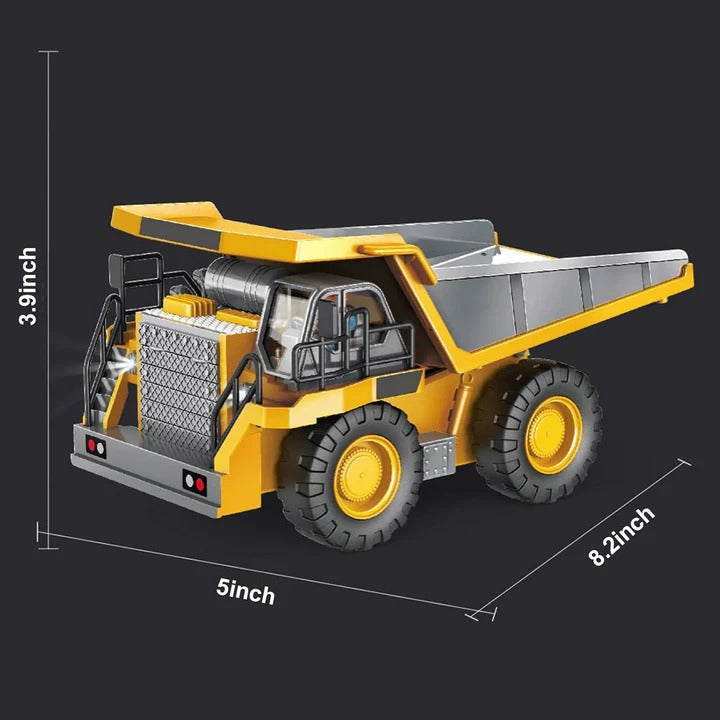 Remote Control Construction Vehicle with Interchangeable Tools