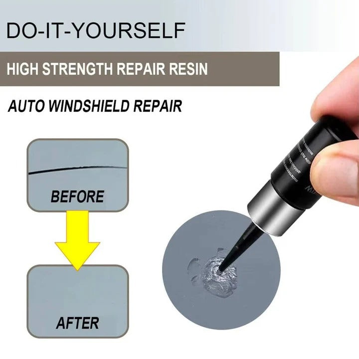 Windshield Repair Kit for Chips and Surface Cracks