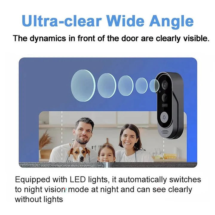 Wireless Smart Video Doorbell with Local Storage