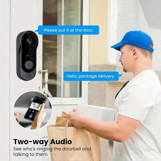 Wireless Smart Video Doorbell with Local Storage