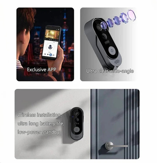 Wireless Smart Video Doorbell with Local Storage