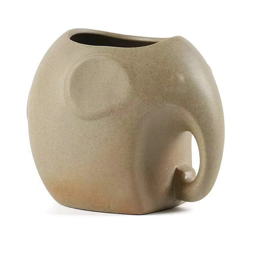 Animal Shaped Ceramic Succulent Planter for Desktop Pots