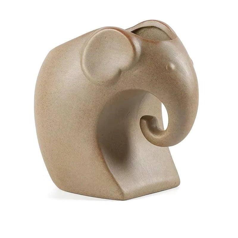 Animal Shaped Ceramic Succulent Planter for Desktop Pots