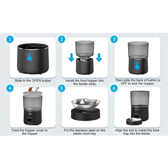 Smart Auto Feeder and Pet Meal Dispenser