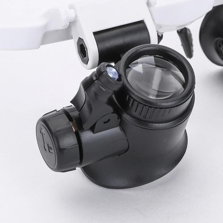 LED Magnifying Glasses with Interchangeable Lenses