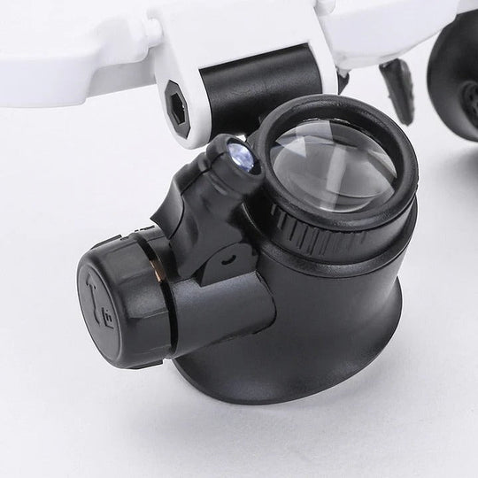 LED Magnifying Glasses with Interchangeable Lenses