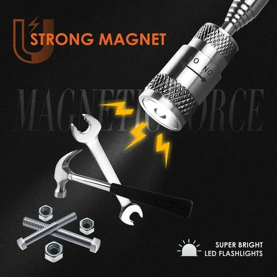 Telescopic Magnetic Pick-Up Tool with LED Light