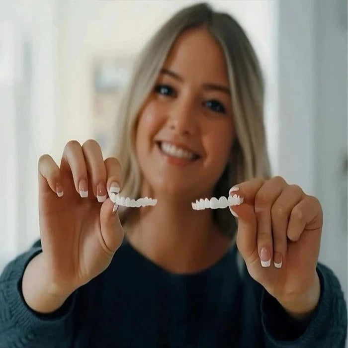 Clip-On Cosmetic Veneers and Temporary Tooth Covers