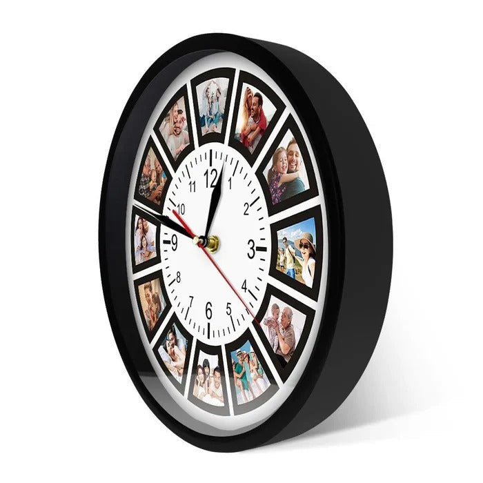 Customisable Wall Clock with Personalised Design