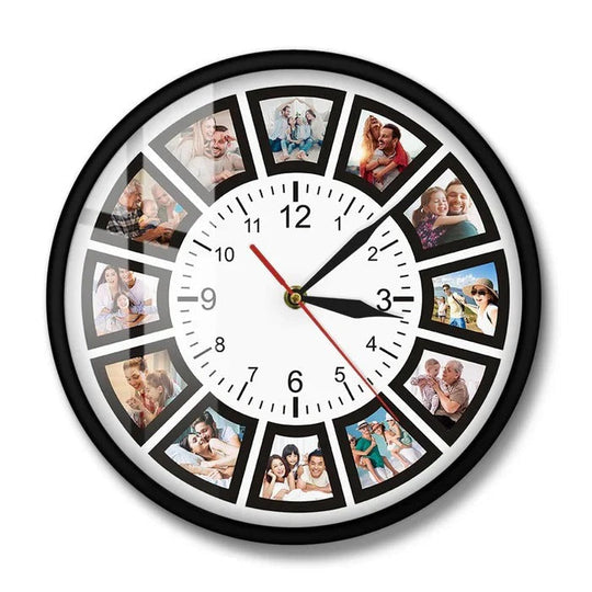 Customisable Wall Clock with Personalised Design