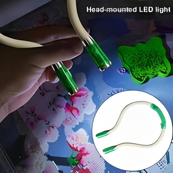 Flexible Neck Reading Light with Adjustable LED Beam