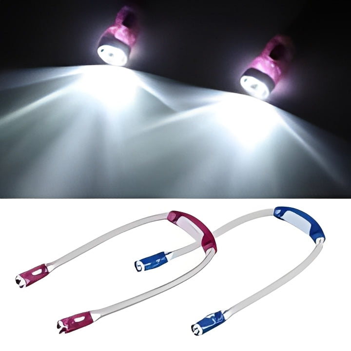 Flexible Neck Reading Light with Adjustable LED Beam