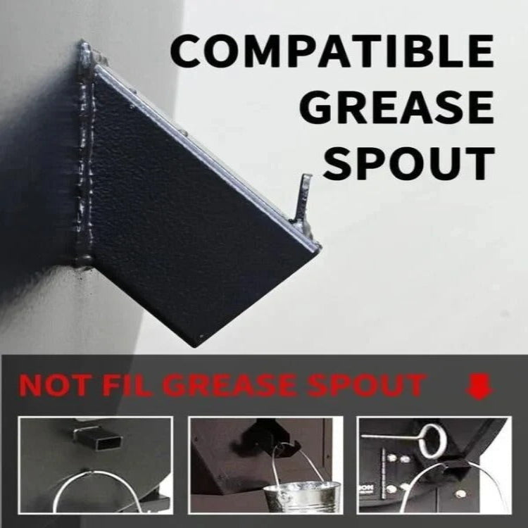 Grill Grease Collector Tray with Lid