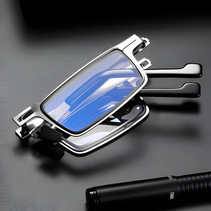 Foldable Reading Glasses with Lightweight Screwless Design
