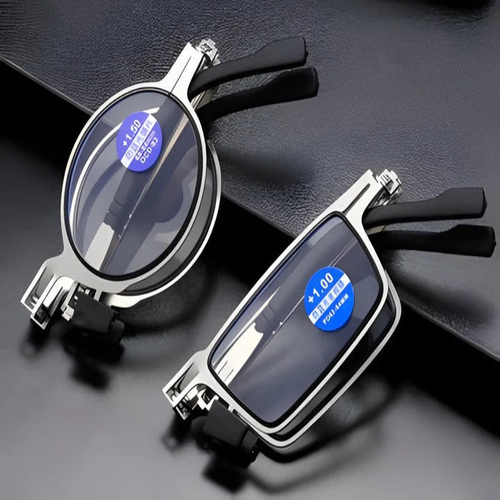 Foldable Reading Glasses with Lightweight Screwless Design