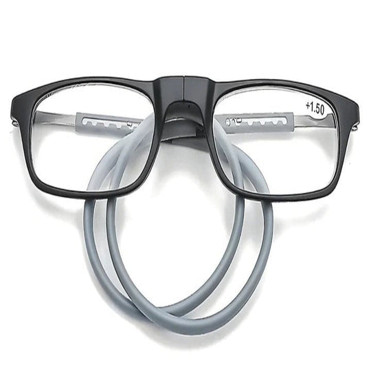Adjustable Reading Glasses with Magnetic Neck Strap