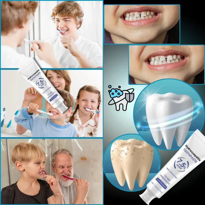 Nano Hydroxyapatite Toothpaste for Low Abrasive Brushing