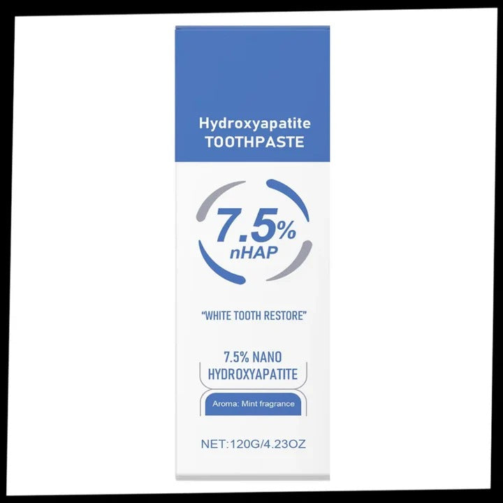 Nano Hydroxyapatite Toothpaste for Low Abrasive Brushing