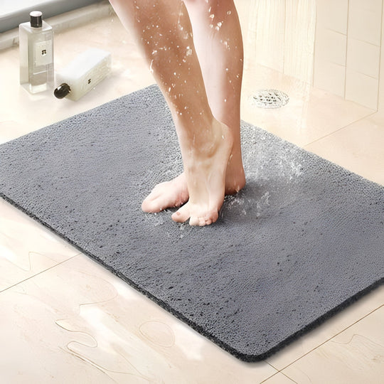 Bathroom Shower Mat with Non-Slip Surface and Drainage Design