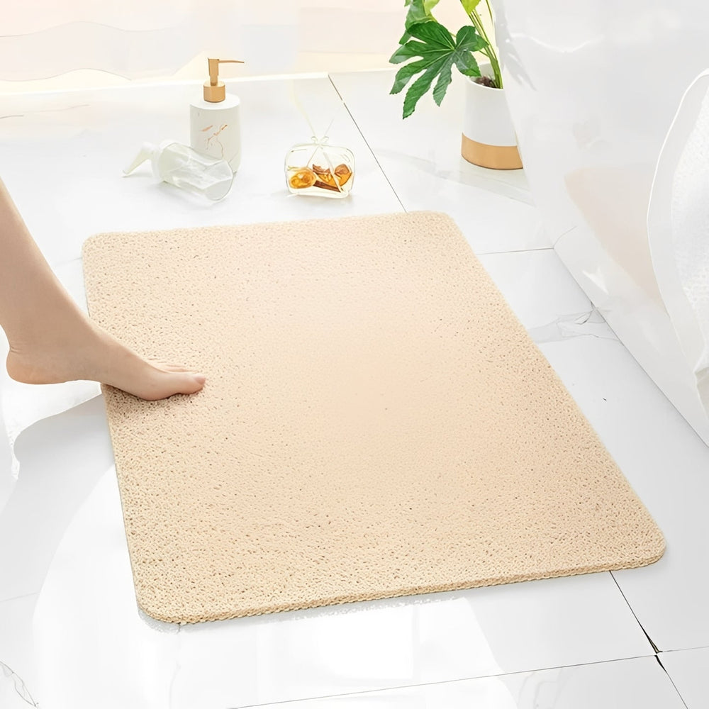 Bathroom Shower Mat with Non-Slip Surface and Drainage Design