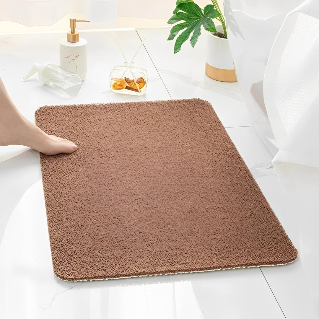Bathroom Shower Mat with Non-Slip Surface and Drainage Design