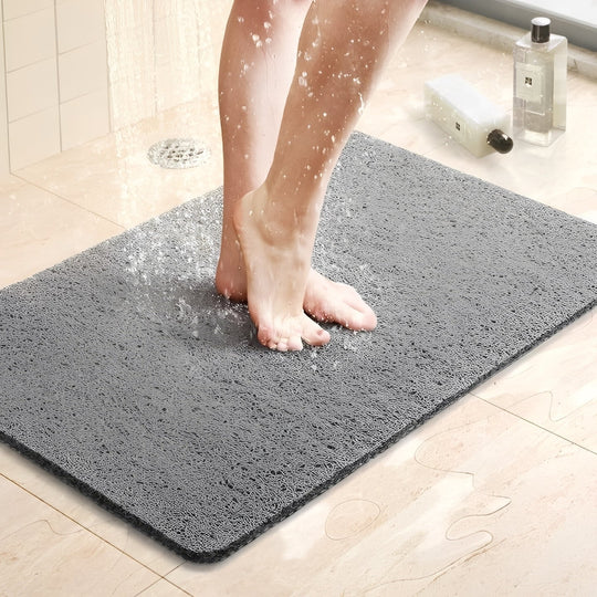 Bathroom Shower Mat with Non-Slip Surface and Drainage Design