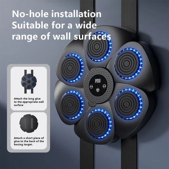 Wall Mounted USB Rechargeable Music Boxing Target
