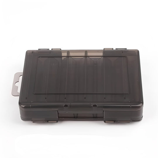 Fishing Tackle Box with Double-Sided Compartment Storage
