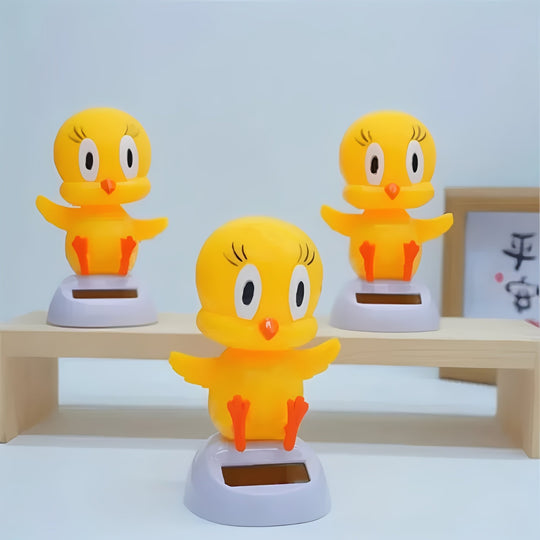 Solar Powered Dashboard Bobble Ornament for Car Interior Decor