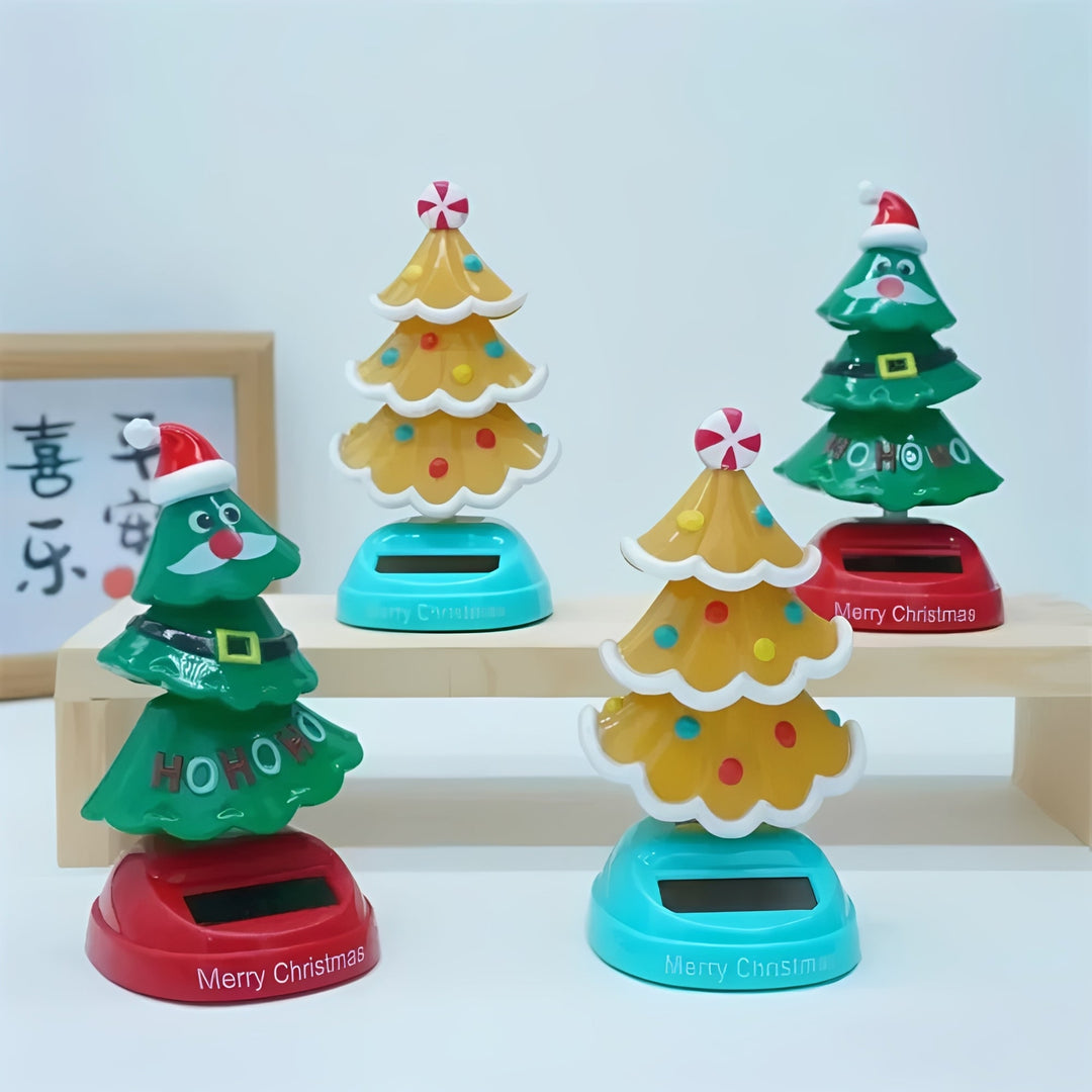 Solar Powered Dashboard Bobble Ornament for Car Interior Decor