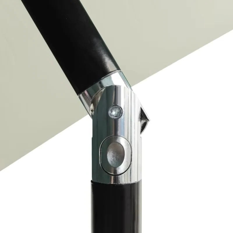 Three Tier Patio Umbrella with Crank Tilt and Aluminium Pole