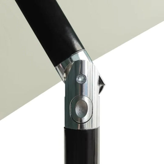 Three Tier Patio Umbrella with Crank Tilt and Aluminium Pole