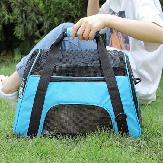 Breathable Mesh Pet Carrier Bag for Small Dogs and Cats