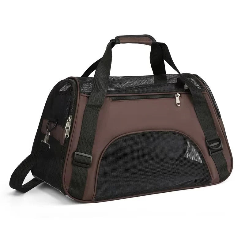 Breathable Mesh Pet Carrier Bag for Small Dogs and Cats