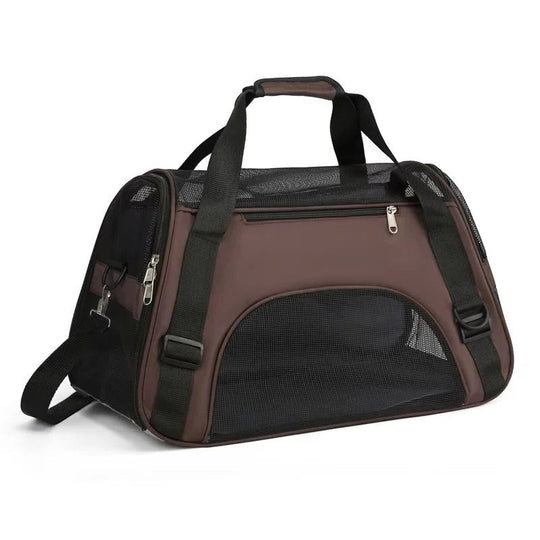 Breathable Mesh Pet Carrier Bag for Small Dogs and Cats