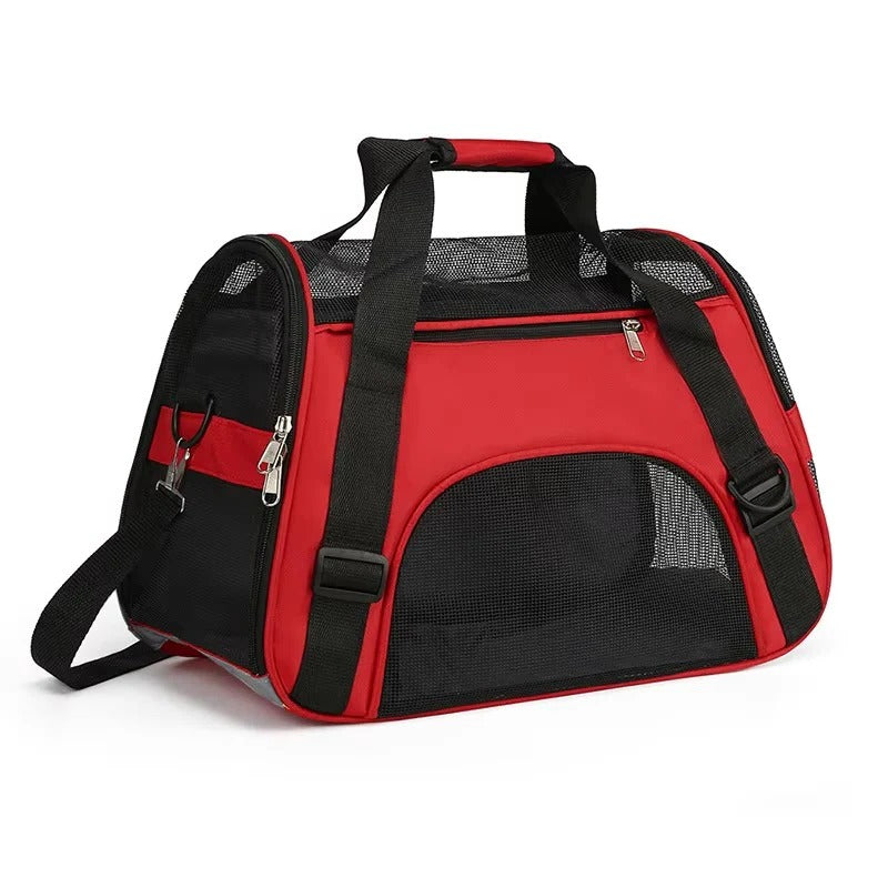 Breathable Mesh Pet Carrier Bag for Small Dogs and Cats