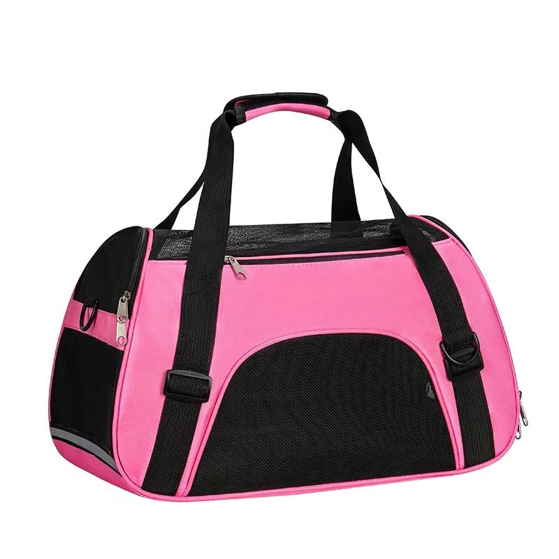 Breathable Mesh Pet Carrier Bag for Small Dogs and Cats