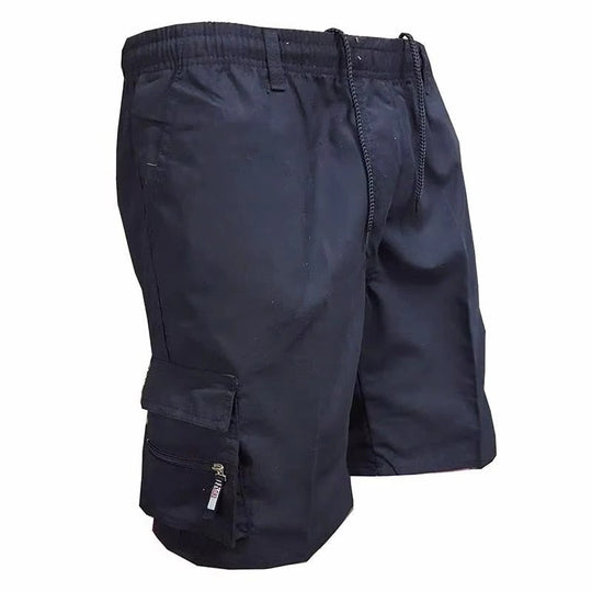 Men's Cargo Shorts with Multiple Pockets and Relaxed Fit Design