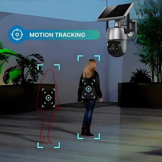 Solar Powered Security Camera for Outdoor Surveillance Monitoring