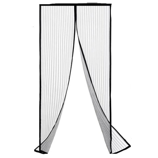 Magnetic Mesh Screen Door with Self-Closing Design