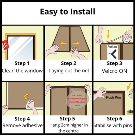 Magnetic Mesh Screen Door with Self-Closing Design