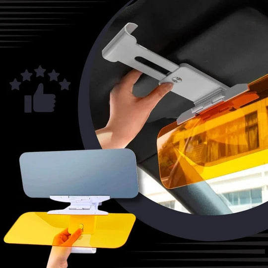 Adjustable Car Sun Visor Extender for Day and Night Driving