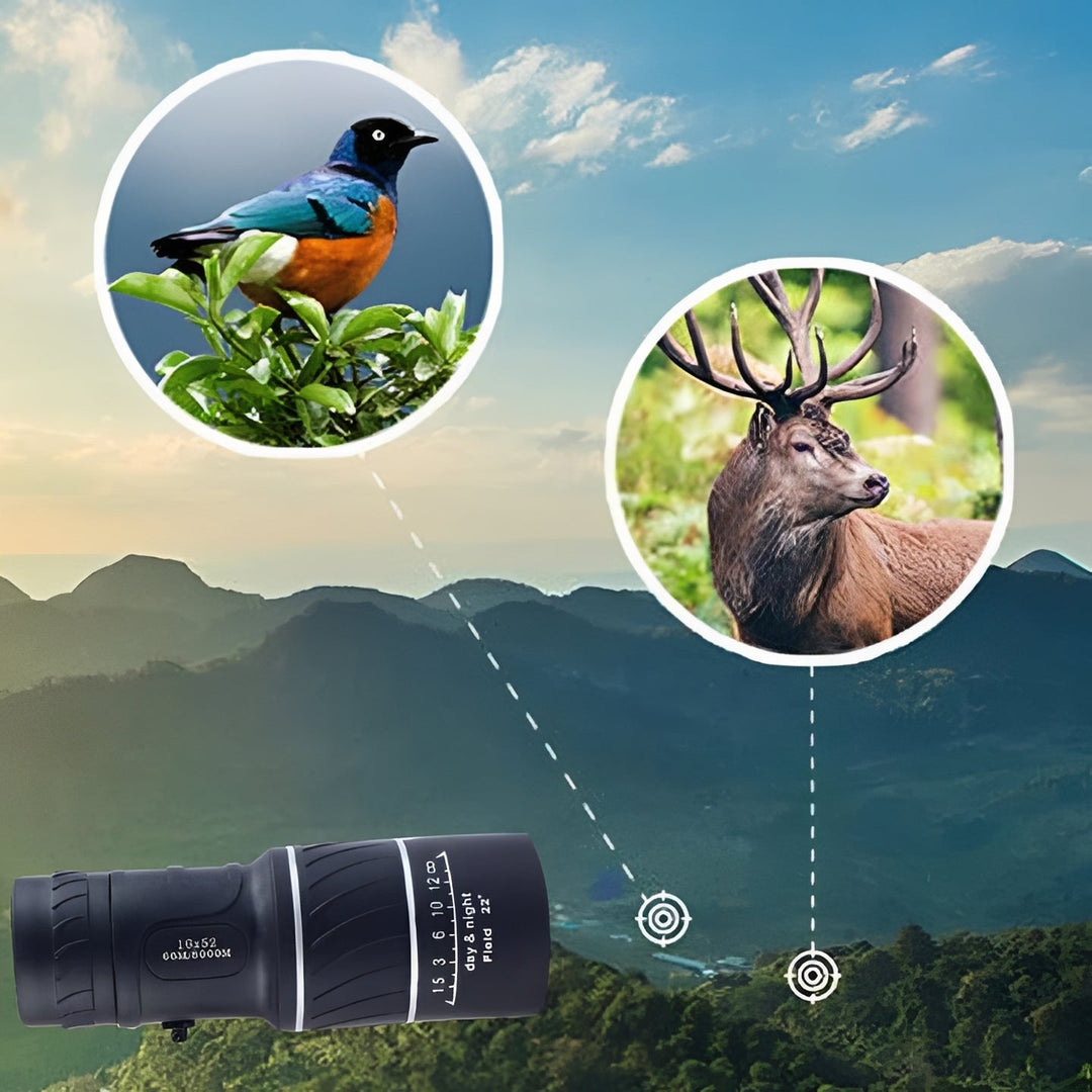 Adjustable Monocular with Zoom for Long Distance Viewing
