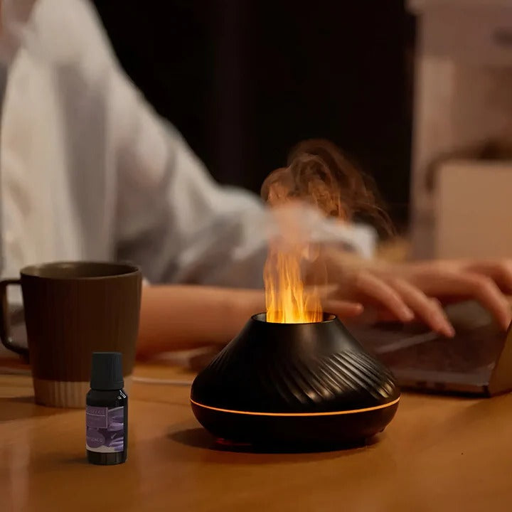 Ultrasonic Aroma Diffuser with Humidifier and Soft LED Lighting